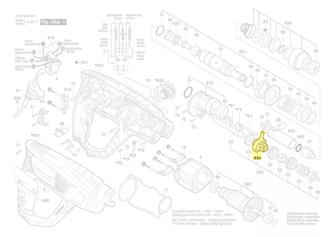 Palier entrainement réf. 1 619 P01 775